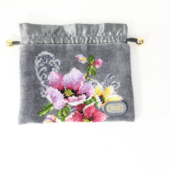 Feiler Bags Feiler Germany Bag Pouch Floral Chenille Luxury Poshmark